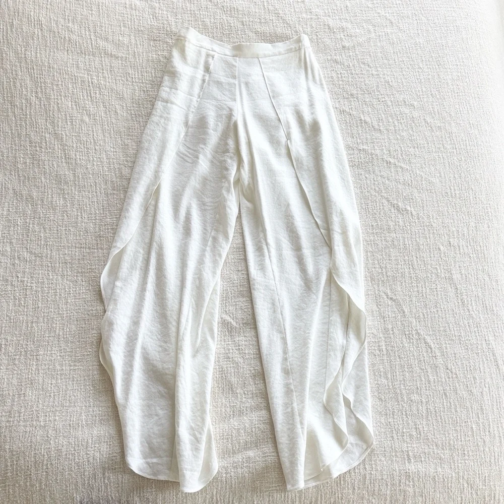 NWOT DREW Sz Small Whitney Linen Pant - Picture 1 of 4